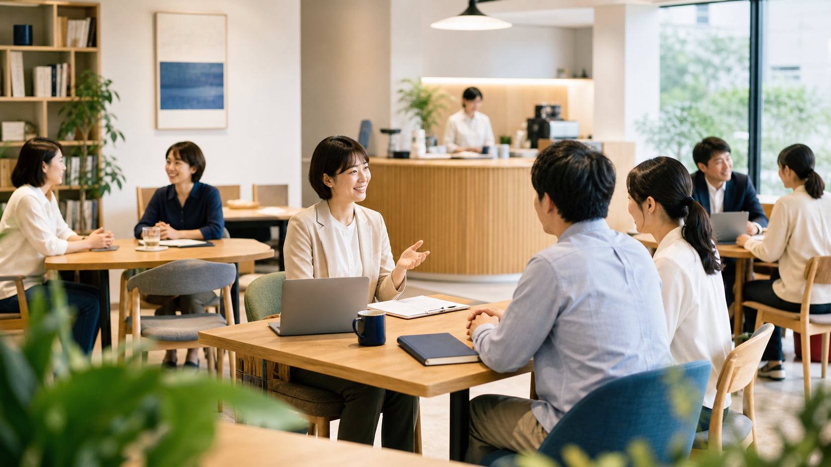カフェM&A総合センターの相談風景をイメージしたアイキャッチ画像